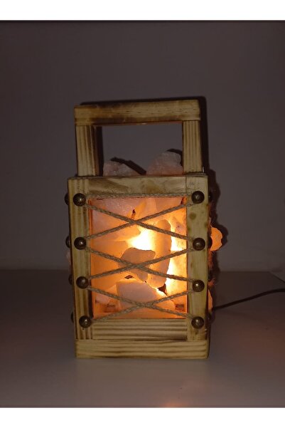 Aymir Ticaret Çankırı Doğal Kaya Tuzu Lambası- Şömine Modeli