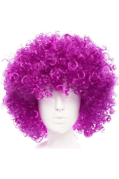 doremodam Dark Purple Color Violet Afro Bonus Hair Wig - Lisinya