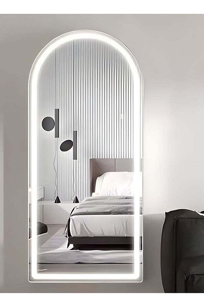 Taimi Elegant Design Mirror90x60cm with 3-Level Back and Front Lighting for Makeup,Living Room,Entryway