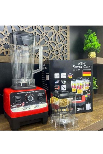 Silver Crest Juicer and Multi-Function Blender with Adjustable Grinder