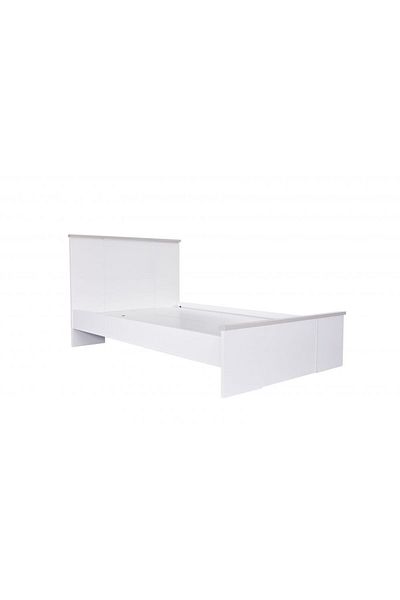 Danube Home Thomas 120x200 Single Bed - White/Light Oak