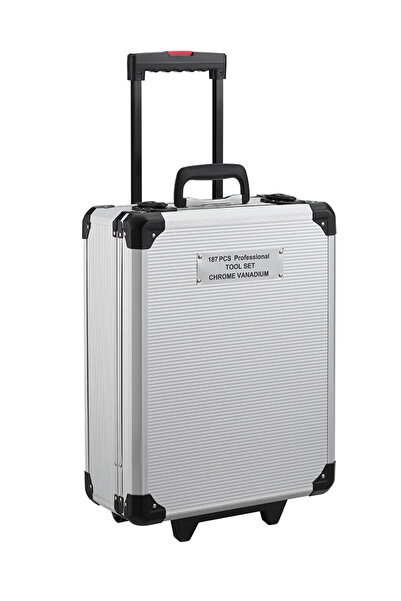 Lawazim Tools Box 187 Piece - DIY and Professional Tool Kit with Case for Home Garage Car Repair