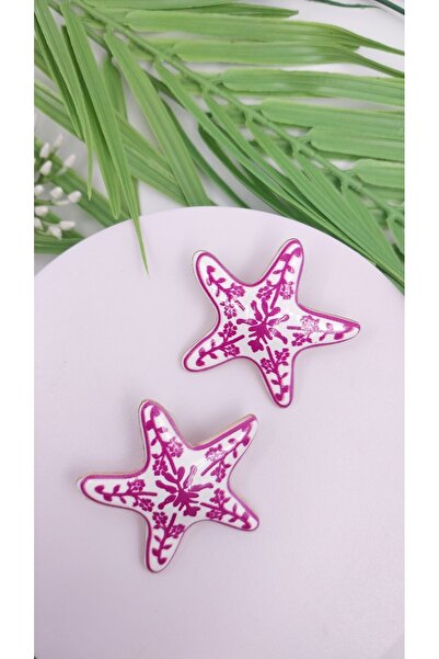 Yaseminli Butik Brand Model Star Shaped Earrings