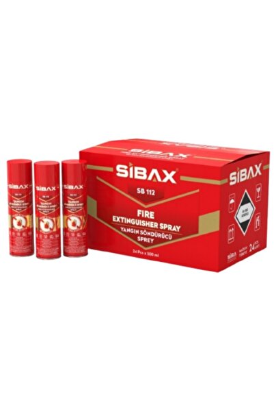 decofloor Yangın söndürücü sprey 1 adet 600ml sibax (df-112 küçük)