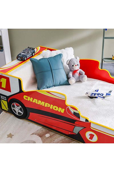 Danube Home Ranger Champion 90X190 Car Bed-Red L212xW97.5xH61cm