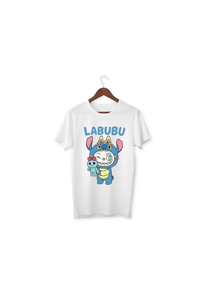ALPŞAN TİCARET Pumpkin Pumpkin T-Shirt Labubu Kids T-Shirt Blue Labubu Adult Unisex T-Shirt