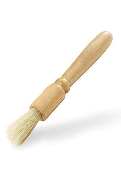 rank فرشاة لتنظيف مطحنة القهوة وآلة الإسبريسو بمقبض خشبي وشعيرات طبيعية
