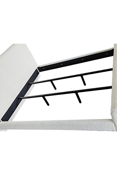 Danube Home Naples 150X200 Upholstered Queen Bed - Beige L241xW166xH115cm