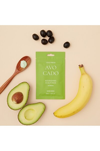 RATED GREEN Tratament hranitor cu avocado pentru par deteriorat Rated Green Cold Press Avocado Nourishing 50ml