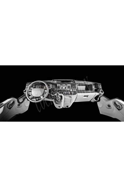 Marscockpitdesign Ford Transit Journey Piano Black Kaplama 2006-2010 19 Parça