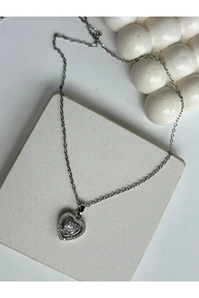 Ressia Love Drop Heart Necklace