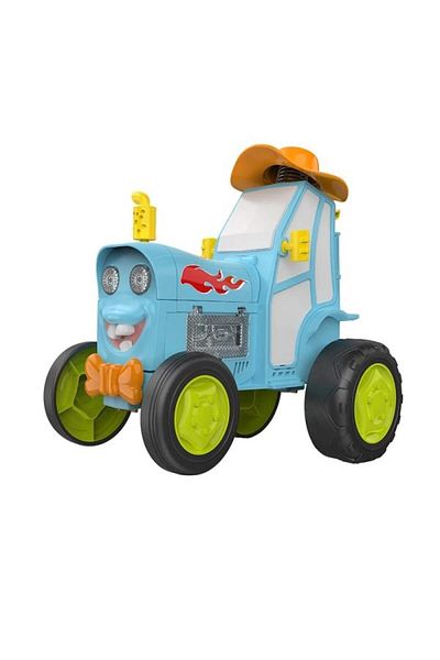 OEM Tractor Saritor, Cu Telecomanda, Cu Lumini Si Muzica Vesela, Bleu