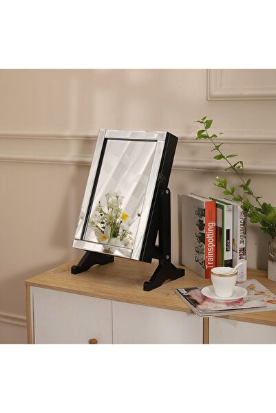 Danube Home Nemya Small Jewelry Cabinet with Mirror - Black, Bedroom Storage - 30x20x46cm, 2-Year Warranty