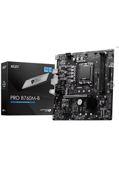 Budi PRO B760M-B DDR4 4800(OC) PCI-E M.2 USB3.2 HDMI mATX