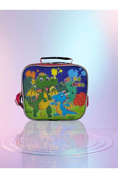 Relaxion Glitter Dinosaur Patterned Thermal Lunch Box 3323-5