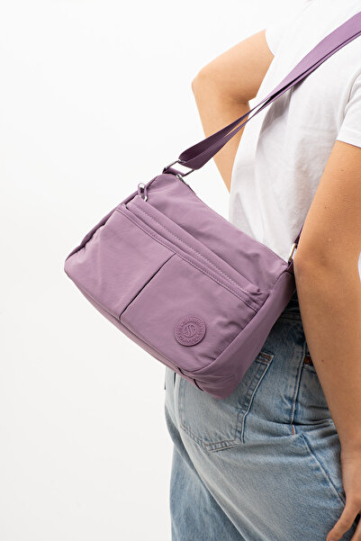 Sanmorris 4009 Kadın Suya Dayanıklı Paraşüt Kumaş El Omuz Çantası Kol Çantası...