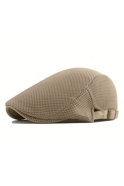 GlassySKY Stylish Italian Model Men's Mesh Breathable Cap Hat Sun Protection, Summer Beach Vacation