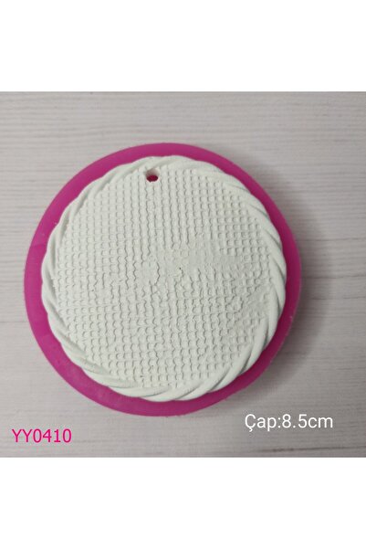 YOYOMOLD YY0410 Kenarı Halatlı Üstü Dokulu Yuvarlak Silikon Kalıp