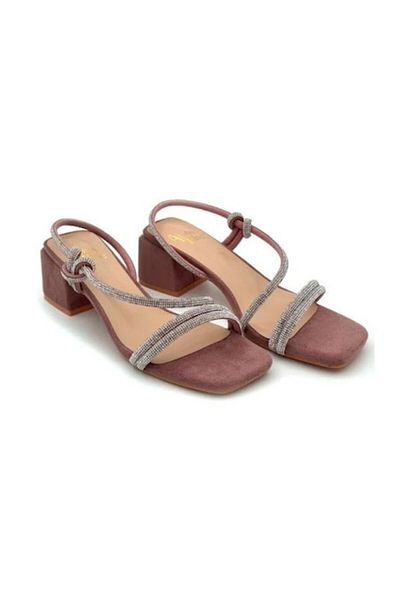 Alma en Pena Women's Sandals , 5cm Heel, Dark Purple, Size 37 Eu