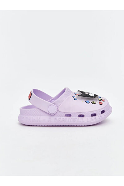 SHOUGO Orthopedic Sole Lighted Girls' Kuromi Printed Beach Nursery School Sandals Slippers