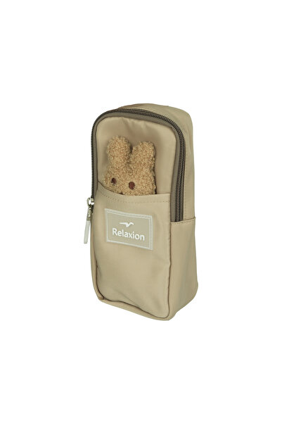 Relaxion New Season Coffee-Cream Premium School Backpack with Pen Holder 1514