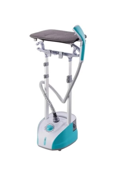 GVC PRO مكواة بخار مع طاولة سعة 2 لتر وقوة 1950 واط، أزرق/أبيض