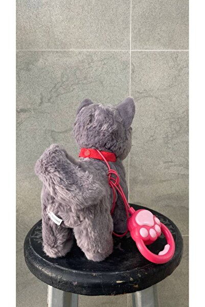 Magicway Müzikli Yürüyen Miyavlayan Yalayan Kuyruk Ve Başını Sallayan Ses Kaydını Tekrarlayan Pili Peluş Kedi