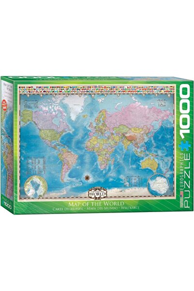 Eurographics لغز خريطة العالم (1000 قطعة) 6000-0557