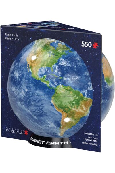 Eurographics أحجية من القصدير، 550 قطعة، كوكب الأرض، 8551-5862