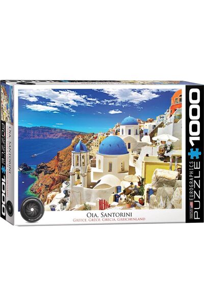 Eurographics لغز من 1000 قطعة، أويا، سانتوريني، اليونان 6000-0944