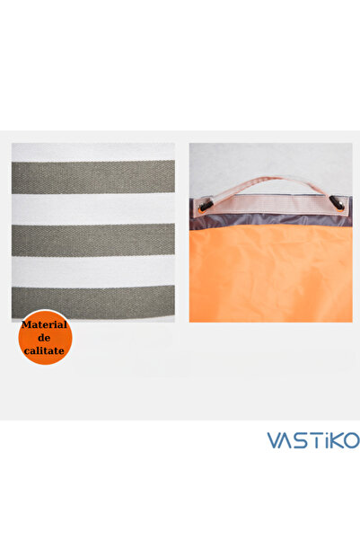 VASTiKO Cos depozitare jucarii cu covoras de joaca – organizator multifunctional, design inovativ