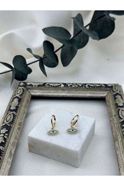 Tudivanyu Aksesuar Zircon Stone Eye Model Multiple Earrings