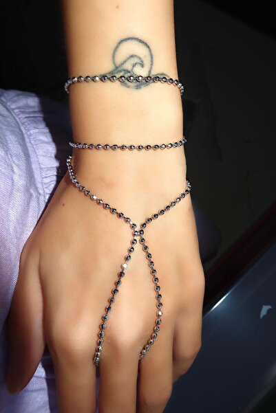 TAKIŞTIR Silver Color Ball Detailed Ysx Şahmeran