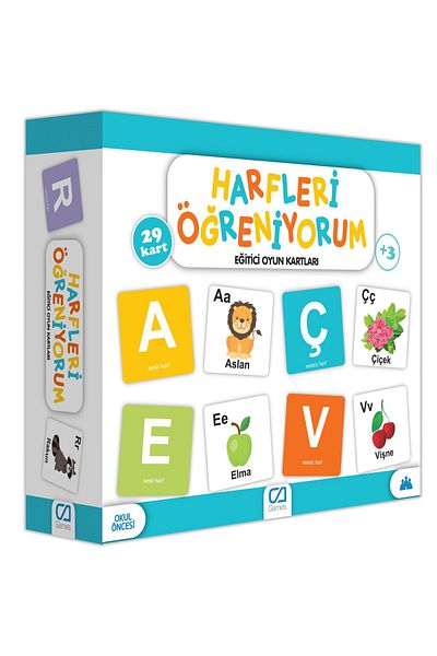 Games Learning Letters Educational Playing Cards 29 Cards