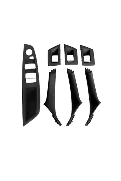 BMW Set manere usi interioare Seria 5 F10 F11 2010-2017 Negru fara buton oglinzi