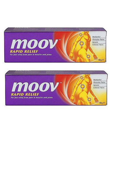 Moov Pack of 2 Instant Joint Pain Reliever Cream 50g
