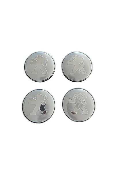 Peugeot Set 4 capace roată 60mm compatibile/jantă din aliaj