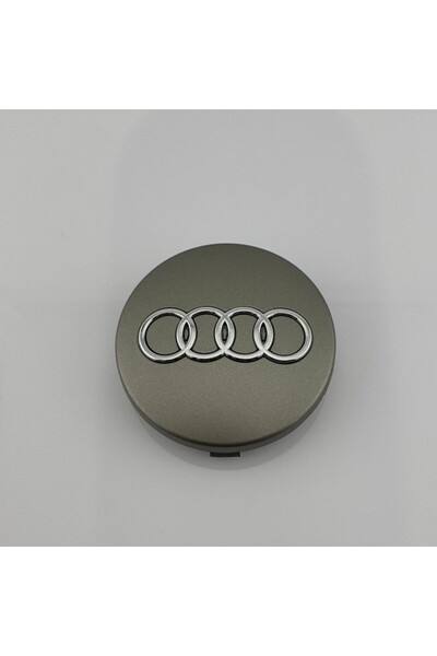 OEM Set 4 Capace Jante Audi - 60mm, Gri