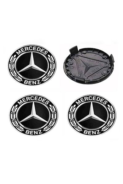 MERCEDES Set 4 capacele roți 75mm pentru jante aliaj