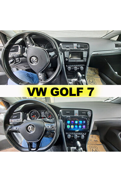 CarSmarT VOLKSWAGEN GOLF 7 SİYAH 2013/2021 10 İNÇ 8-128 PRO MODEL QLED EKRAN