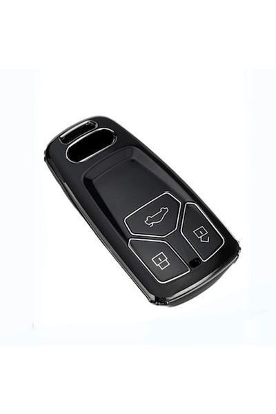 MAF Carcasă de protecție Luxury Line pentru cheie Audi Q5/Q7/TT/A4 2015+, neagră
