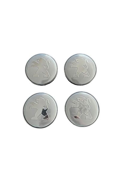 Peugeot Set 4 capace roată 60mm compatibile/jantă din aliaj