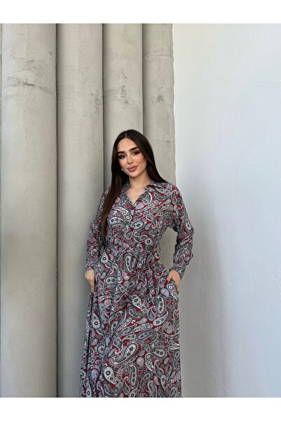 MitraMina Exotic Pattern Shirt Dress