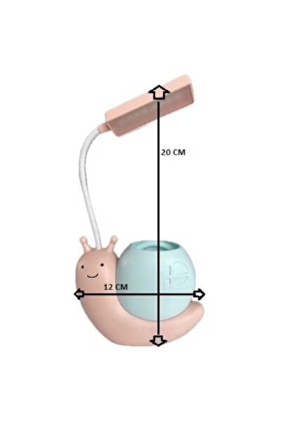 Klaus SNAIL LED TABLE LAMP W/BLUE SOCKET