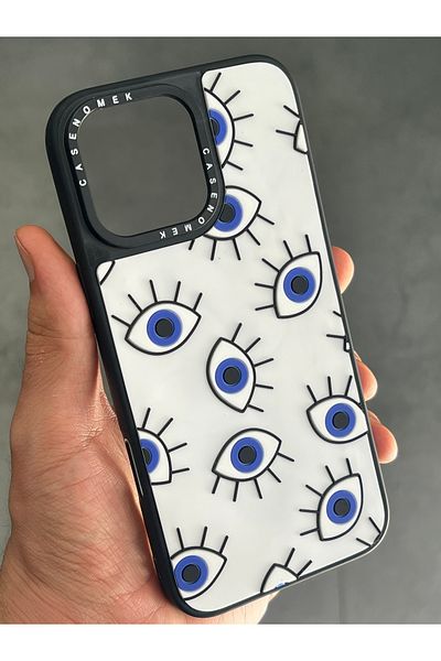 EDELFU حافظة هاتف واقية من السيليكون المنقوش لهاتف iPhone 16 Pro Max