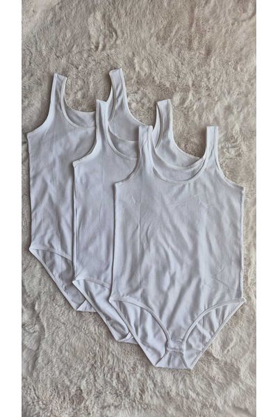 HS İÇ GİYİM 3-Piece Wide Thick Strap Hook Snap Body Bodysuit – Comfortable and Practical