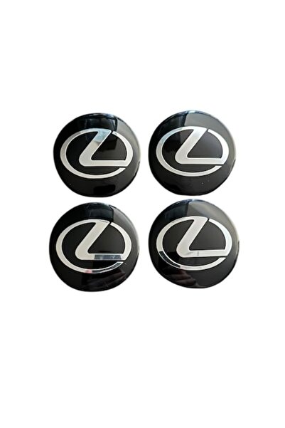 MAF Set 4 capace roti 56mm Lexus Negru compatibil/inlocuitor janta aliaj