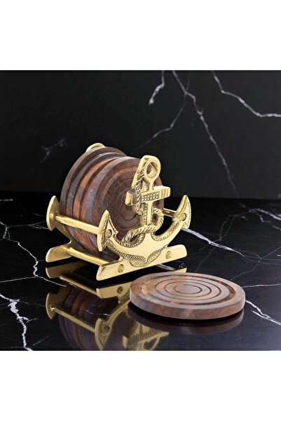 Kuzey Tacı مجموعة مساطر خشبية منقوشة بمطرقة نحاسية هدية VIP