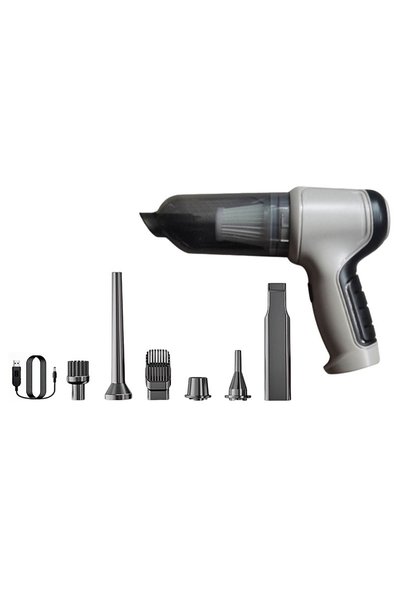 OEM Aspirator auto portabil HL-119B cu baterie litiu 4000mAh, fără fir, aspirator și suflare umedă/uscată