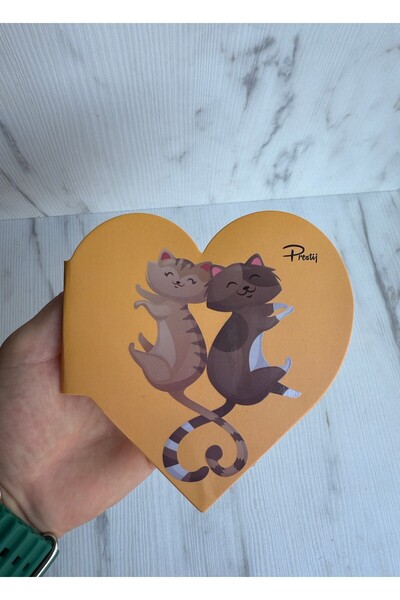 maycup Caiet, 1 caiet cu inimă, caiet pentru amintiri și gânduri, caiet cadou...